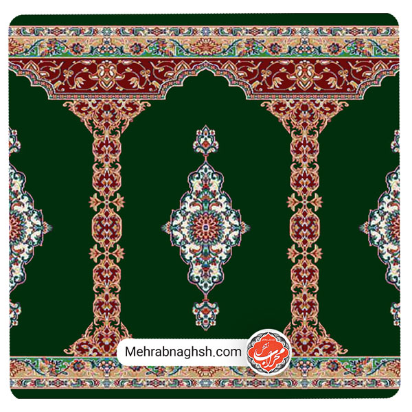 سجاده فرش مسجد طرح خاتون از شرکت فرش سجاده ای محراب نقش
